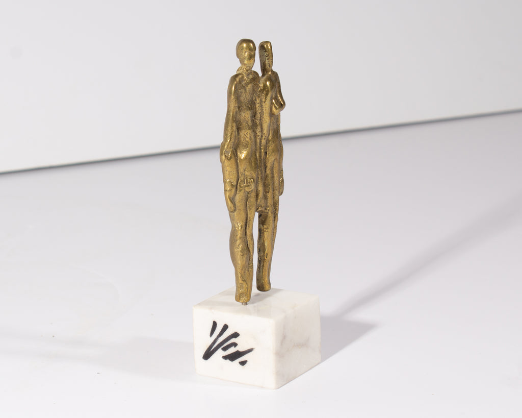 Ruth Kessler Vodicka Abstract Miniature Brass Sculpture