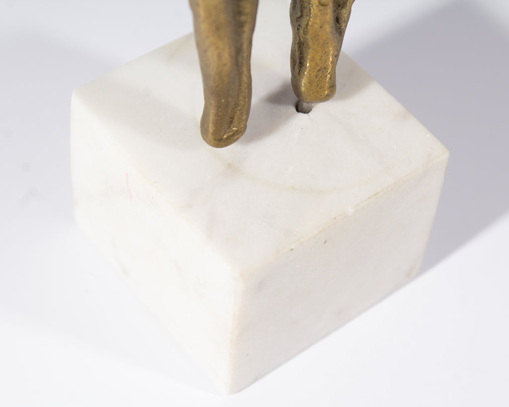 Ruth Kessler Vodicka Abstract Miniature Brass Sculpture