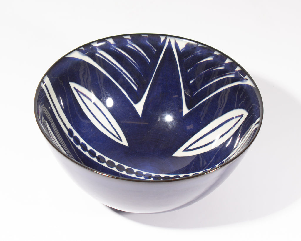 Inge-Lise Koefoed Royal Copenhagen Aluminia Fajance Ceramic Bowl