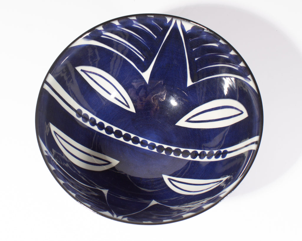 Inge-Lise Koefoed Royal Copenhagen Aluminia Fajance Ceramic Bowl