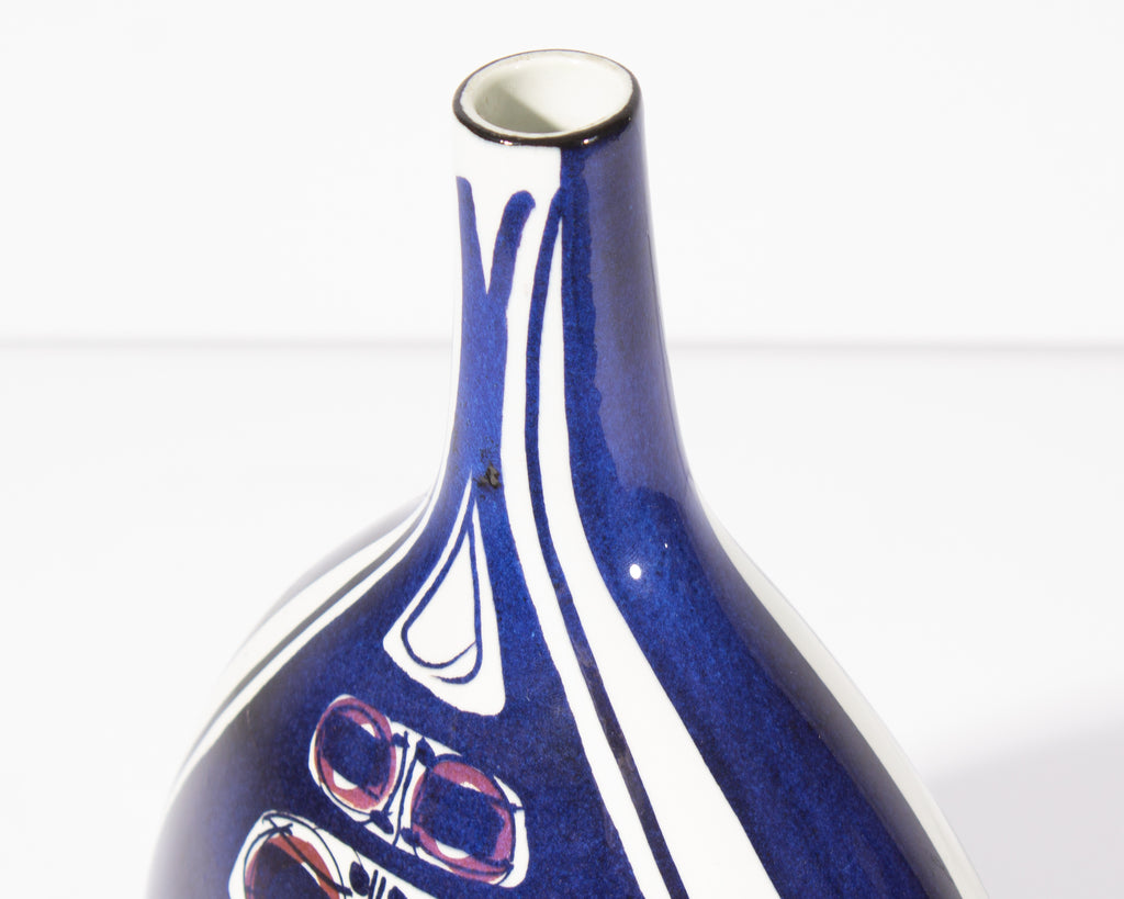 Inge-Lise Koefoed Royal Copenhagen Aluminia Fajance Ceramic Vase