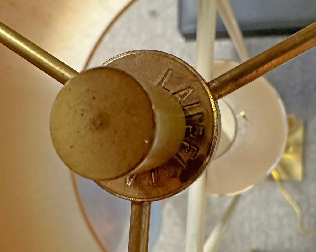 Laurel Lamp Brass Tone Adjustable Floor Lamp