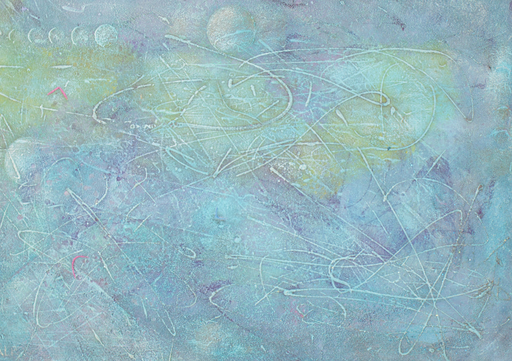 Anthony Louis Popcheff Mixed Media Abstract Painting