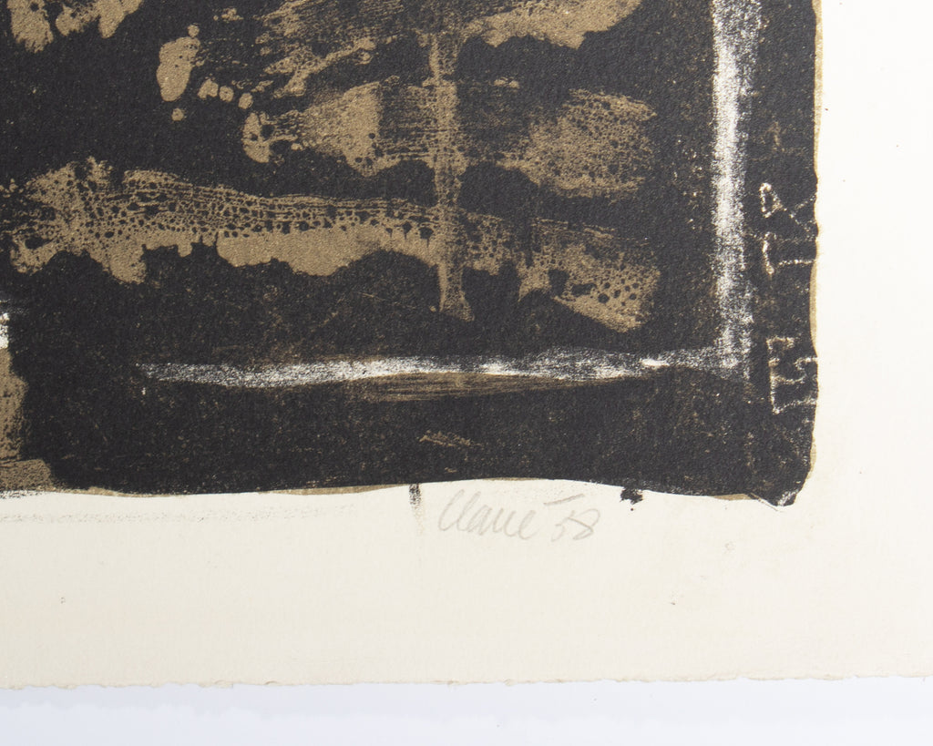 Antoni Clavé 1958 “Roi a la Pipe” Abstract Lithograph