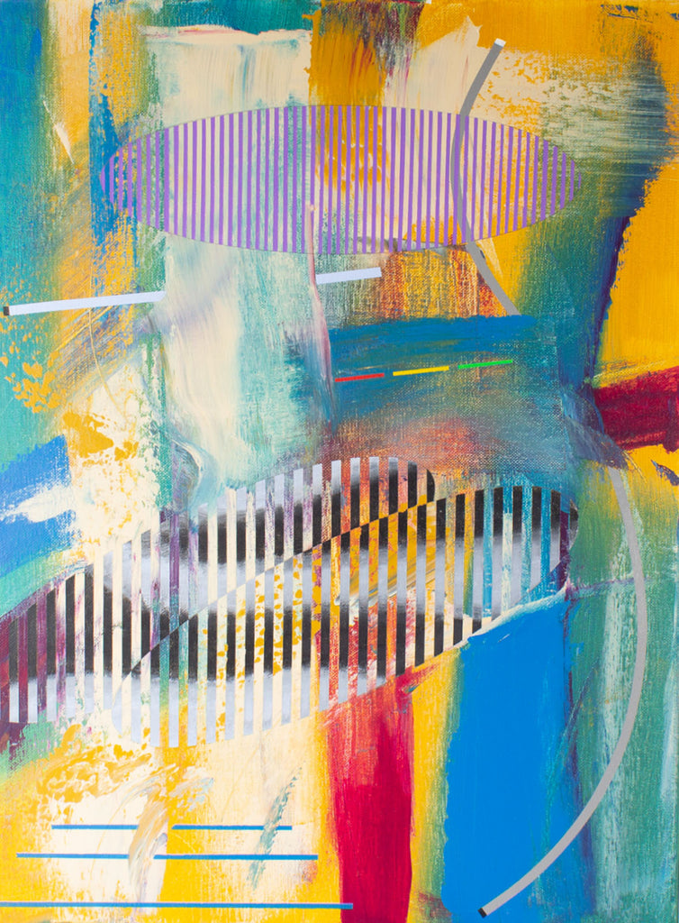 James Massena March 2014 “Inclement Weather” Acrylic on Canvas Painting