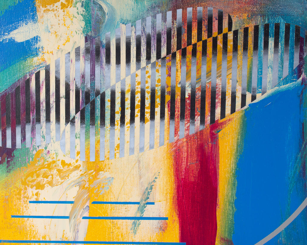 James Massena March 2014 “Inclement Weather” Acrylic on Canvas Painting