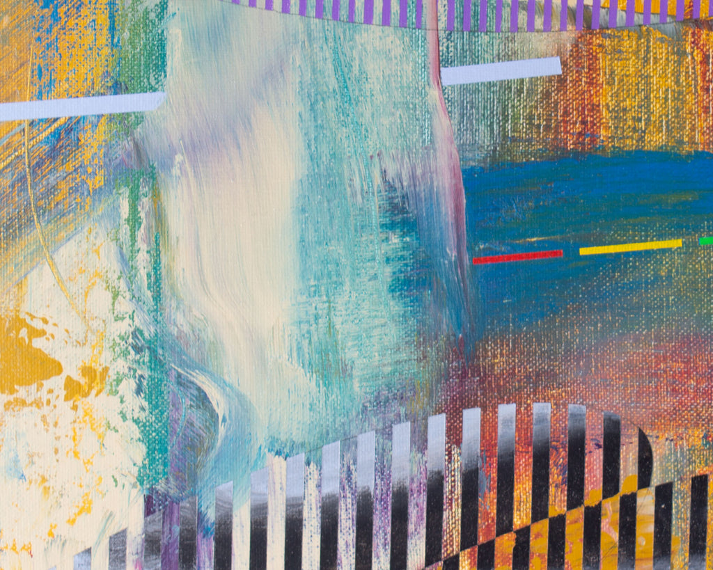 James Massena March 2014 “Inclement Weather” Acrylic on Canvas Painting