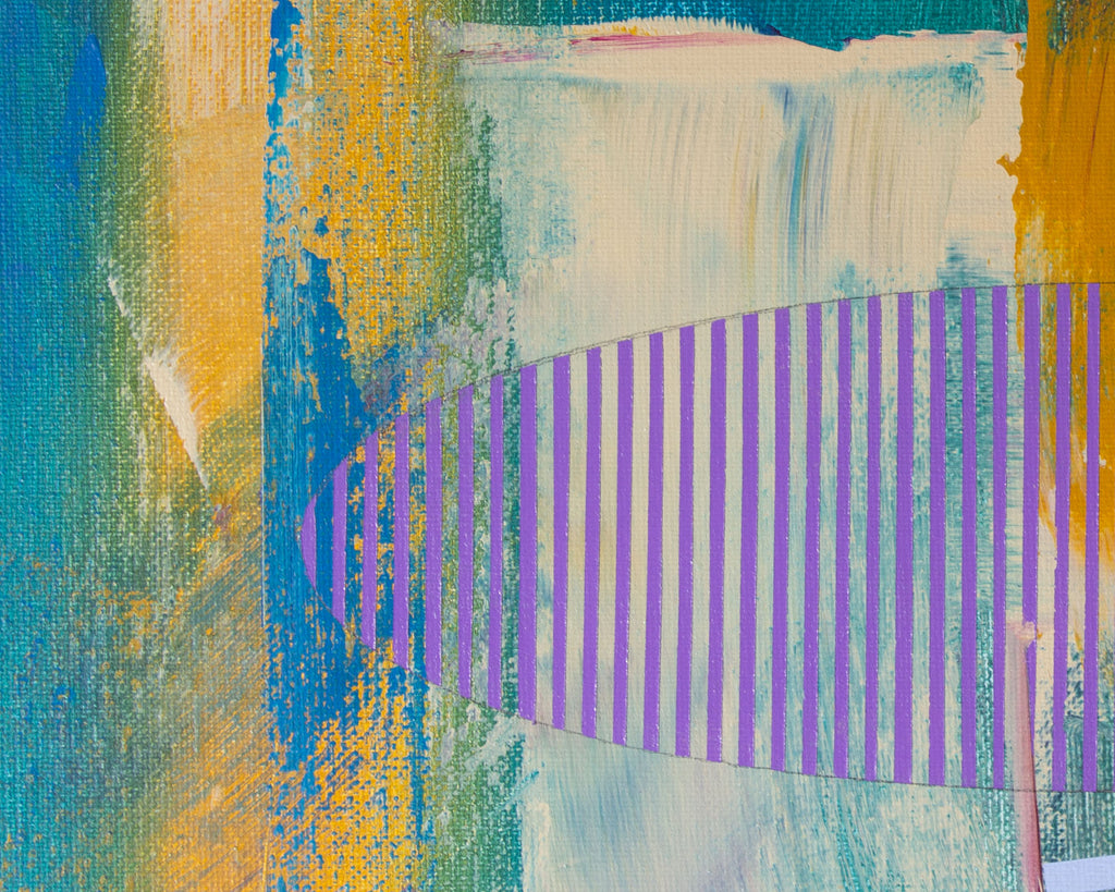 James Massena March 2014 “Inclement Weather” Acrylic on Canvas Painting