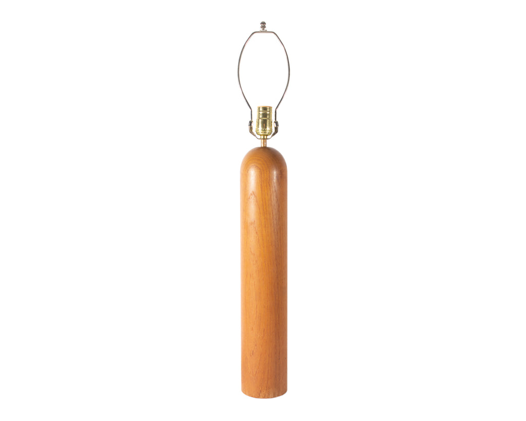 Mid Century Modern Teak Wood Table Lamp