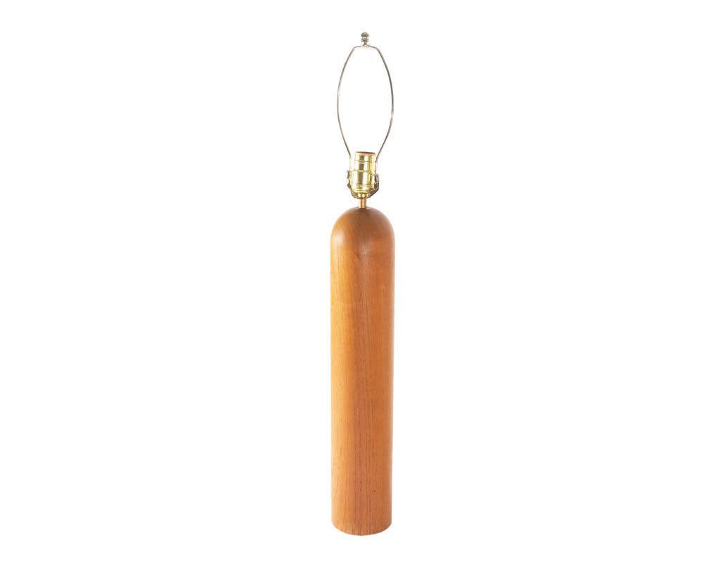 Mid Century Modern Teak Wood Table Lamp