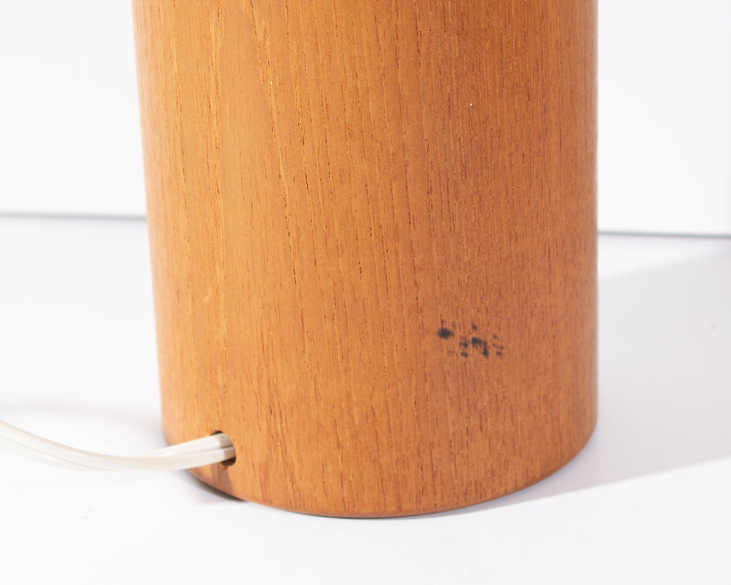 Mid Century Modern Teak Wood Table Lamp