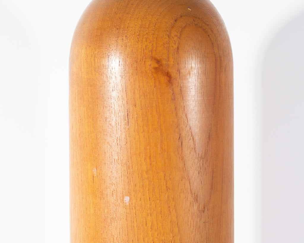Mid Century Modern Teak Wood Table Lamp