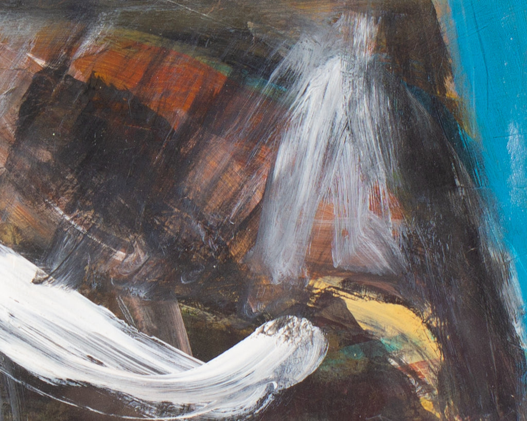 James L. Bruch Abstract Oil on Paper Painting