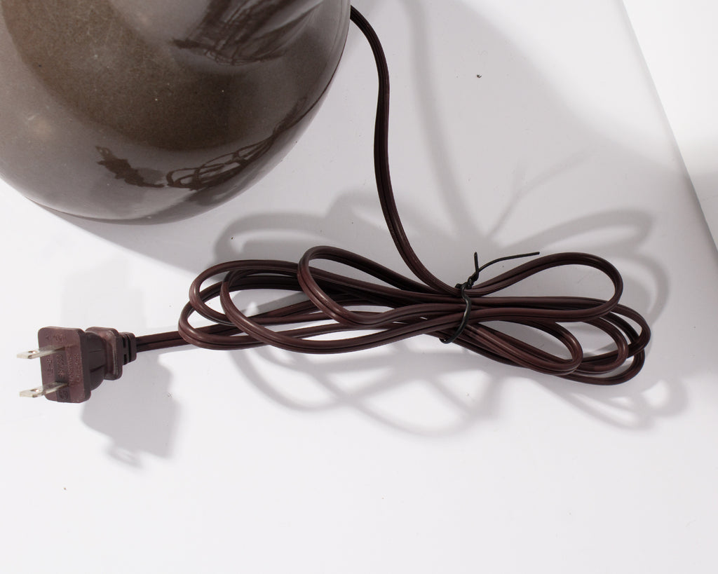 Martz Marshall Studios Brown Ceramic Table Lamps