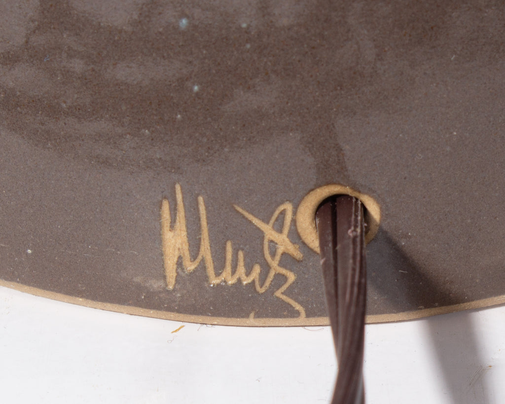 Martz Marshall Studios Brown Ceramic Table Lamps