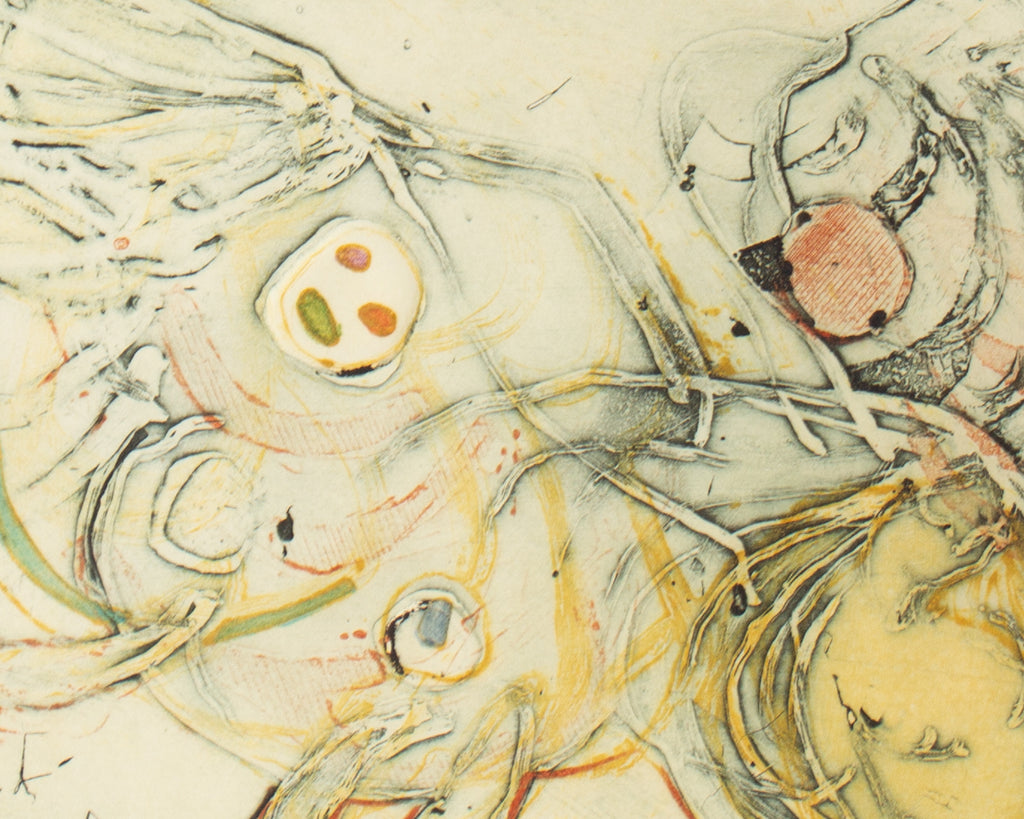 Walter Sorge Abstract Color Etching
