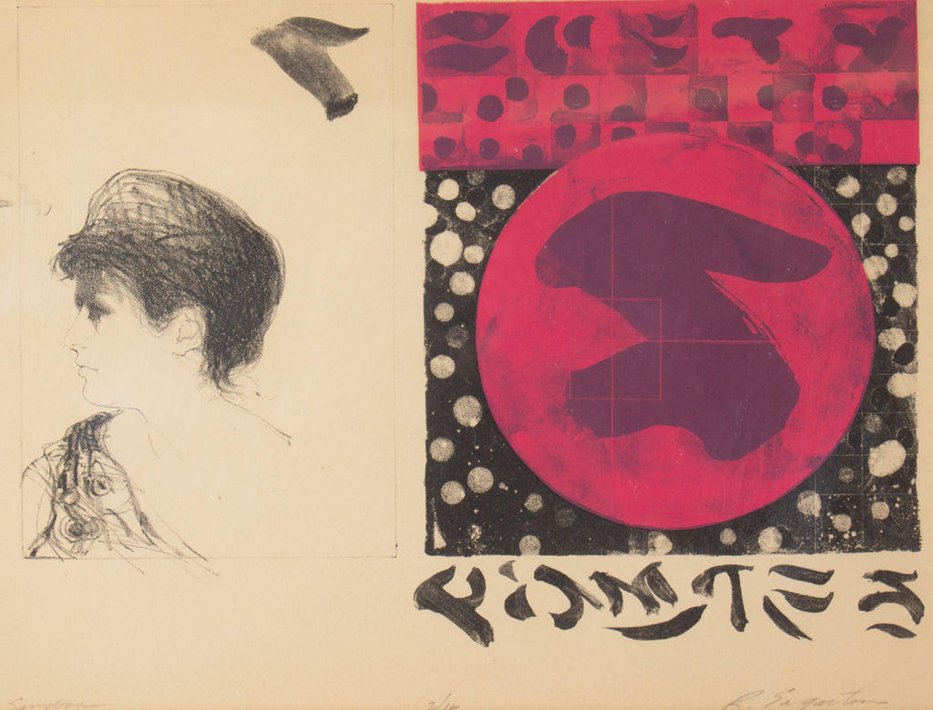 Robert Eagerton “Sandra” Abstract Lithograph