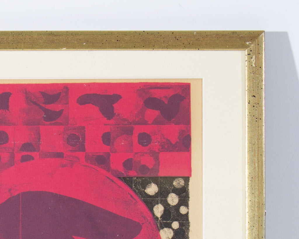 Robert Eagerton “Sandra” Abstract Lithograph