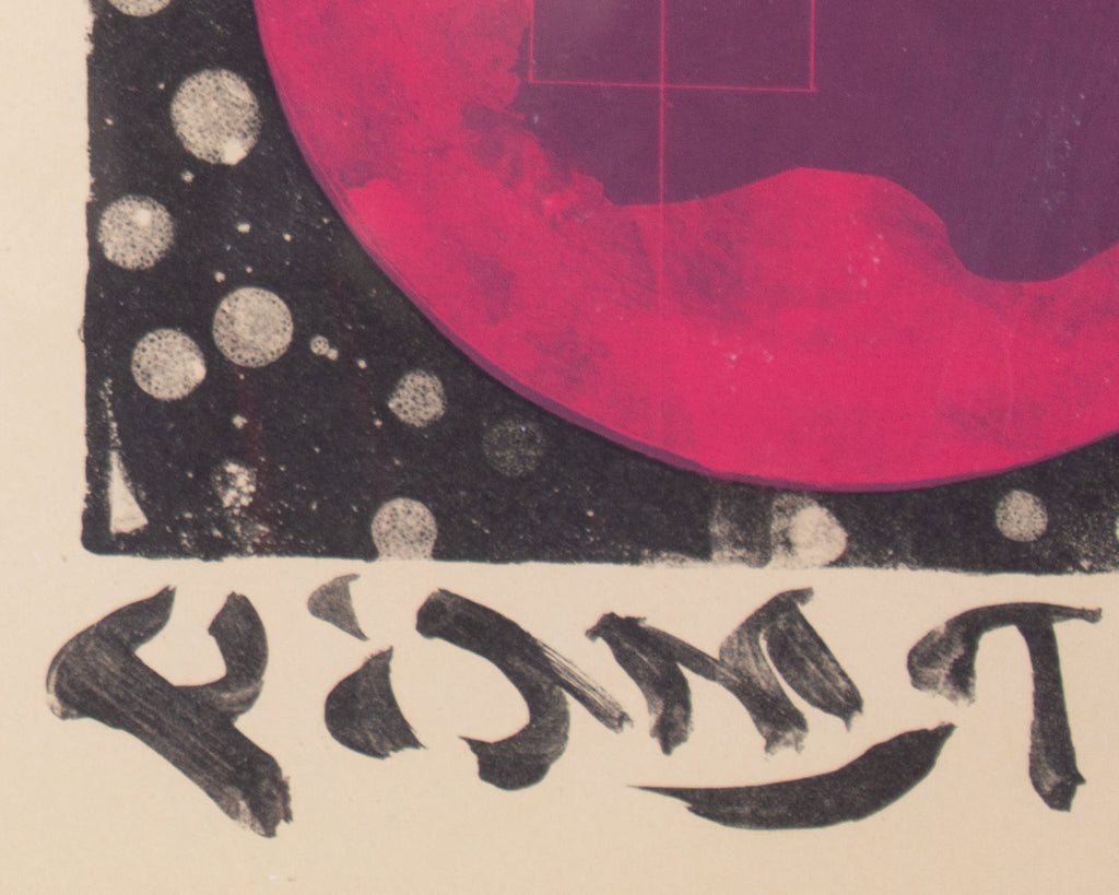 Robert Eagerton “Sandra” Abstract Lithograph