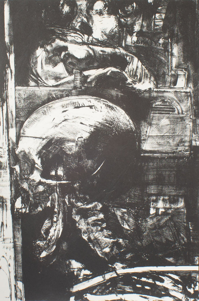 Jerome Witkin 1989 "Mr. Ribb" Lithograph Print