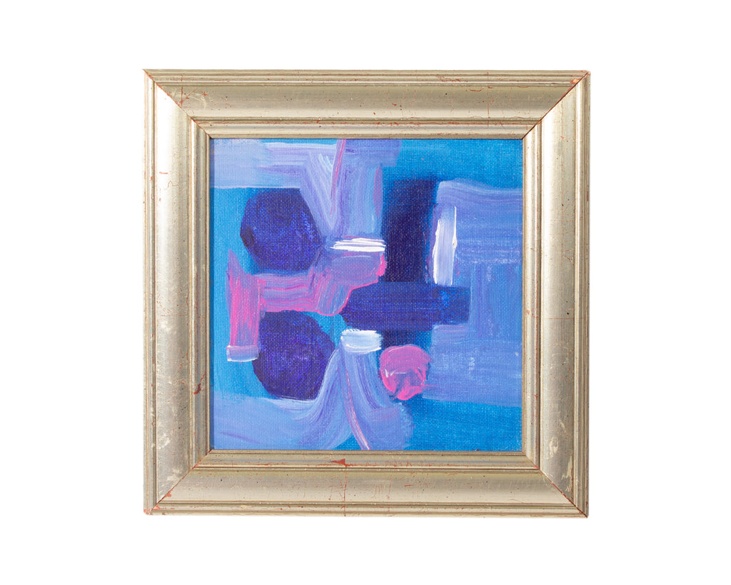 Vern Rader Abstract Acrylic on Board Painting