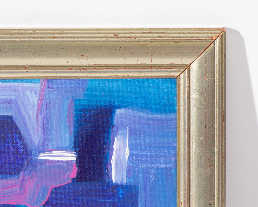Vern Rader Abstract Acrylic on Board Painting