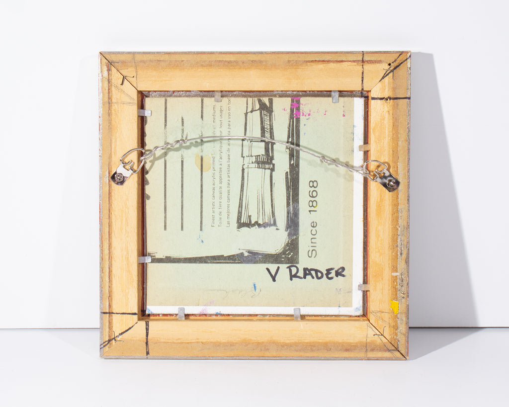 Vern Rader Abstract Acrylic on Board Painting