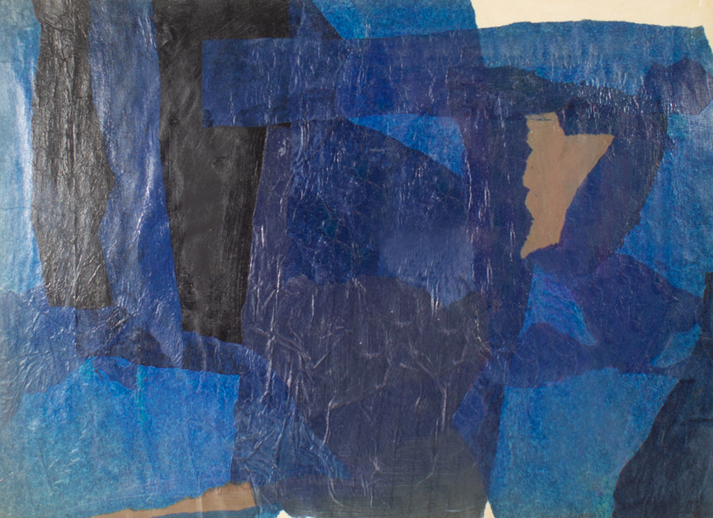 James Spencer Russell 1958 Paper Collage