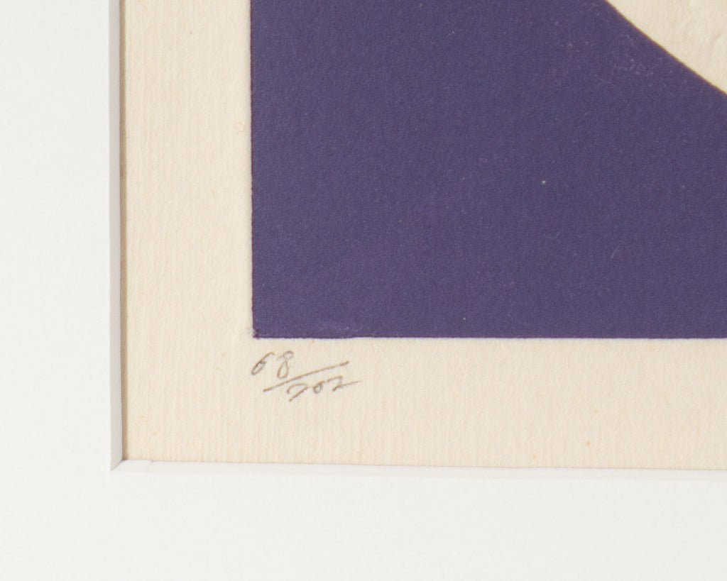 Haku Maki “Poem 72-18” Woodblock Print