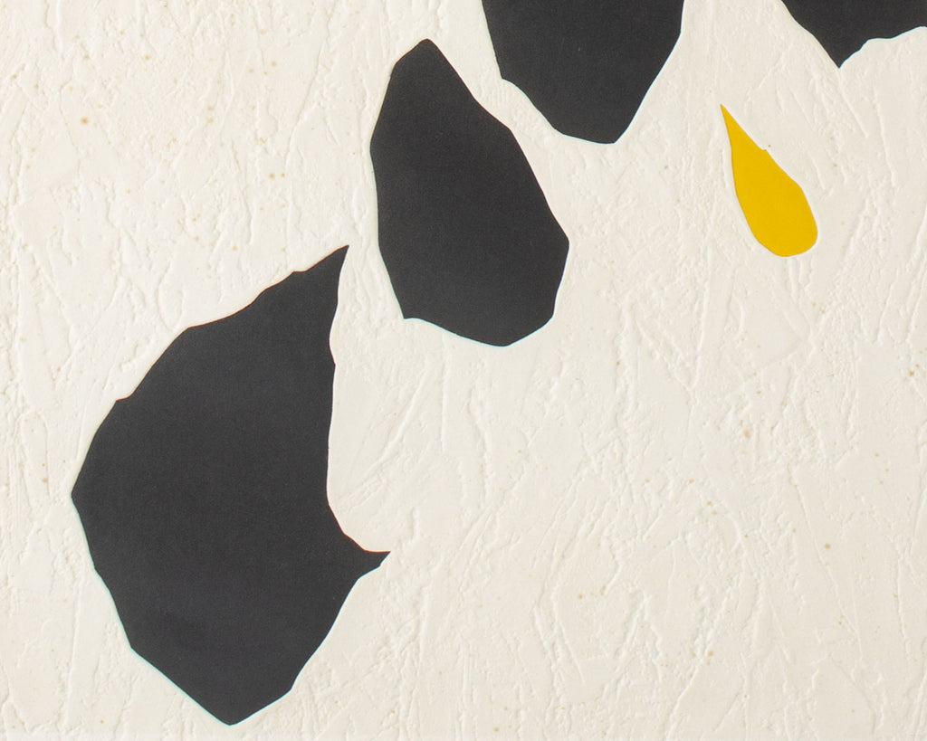 Haku Maki “Poem 71-91 (Nothing)” Embossed Woodblock Print