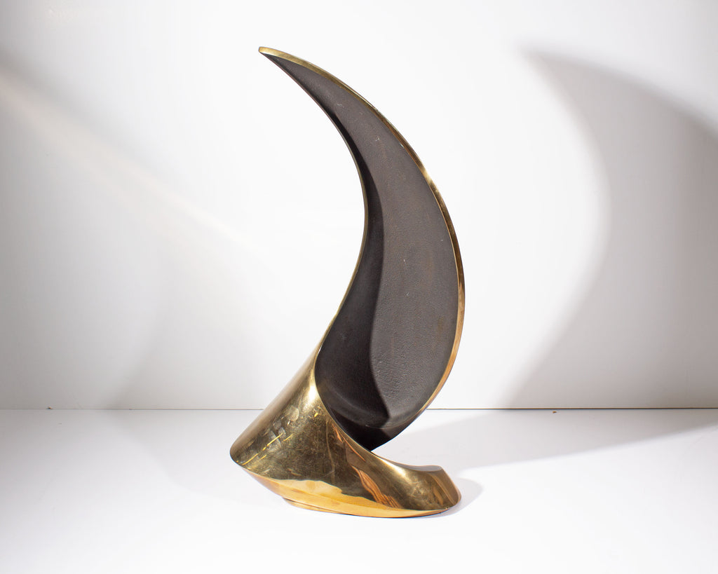 Tom Bennett 1982 “Windward” Abstract Bronze Sculpture