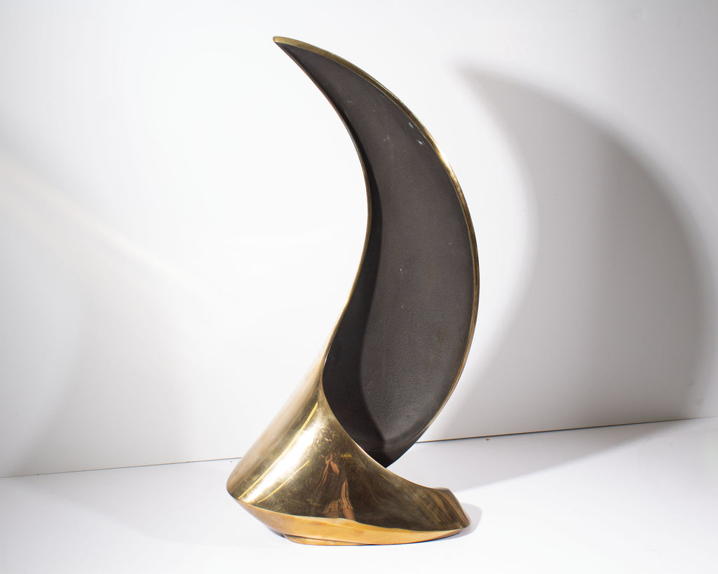 Tom Bennett 1982 “Windward” Abstract Bronze Sculpture