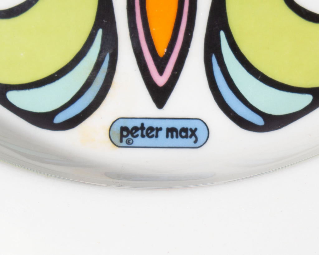 Peter Max Psychedelic Pop Art Iroquois Ashtray