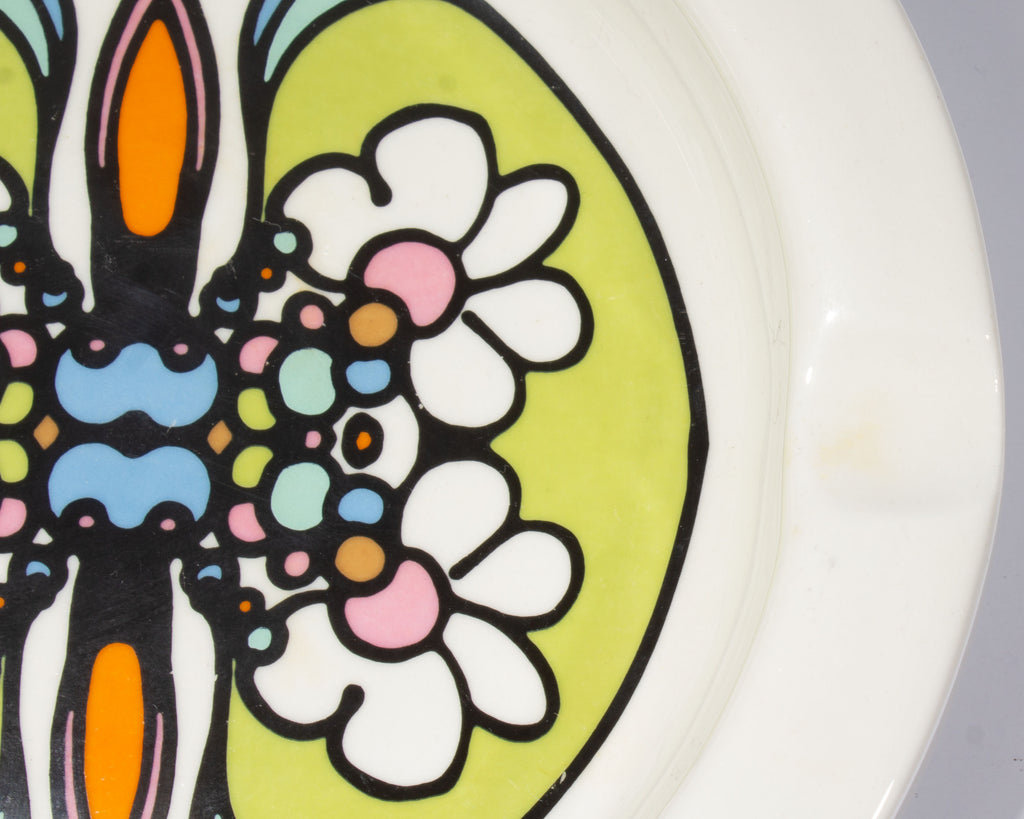 Peter Max Psychedelic Pop Art Iroquois Ashtray