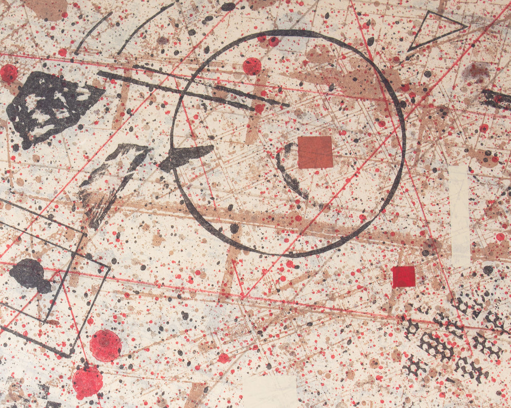 David Shapiro 1978 “Suki” Abstract Lithograph Print