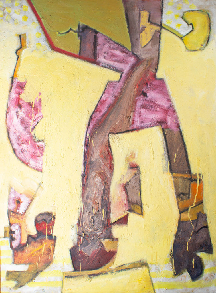 James L Bruch Abstract Oil on Canvas Painting