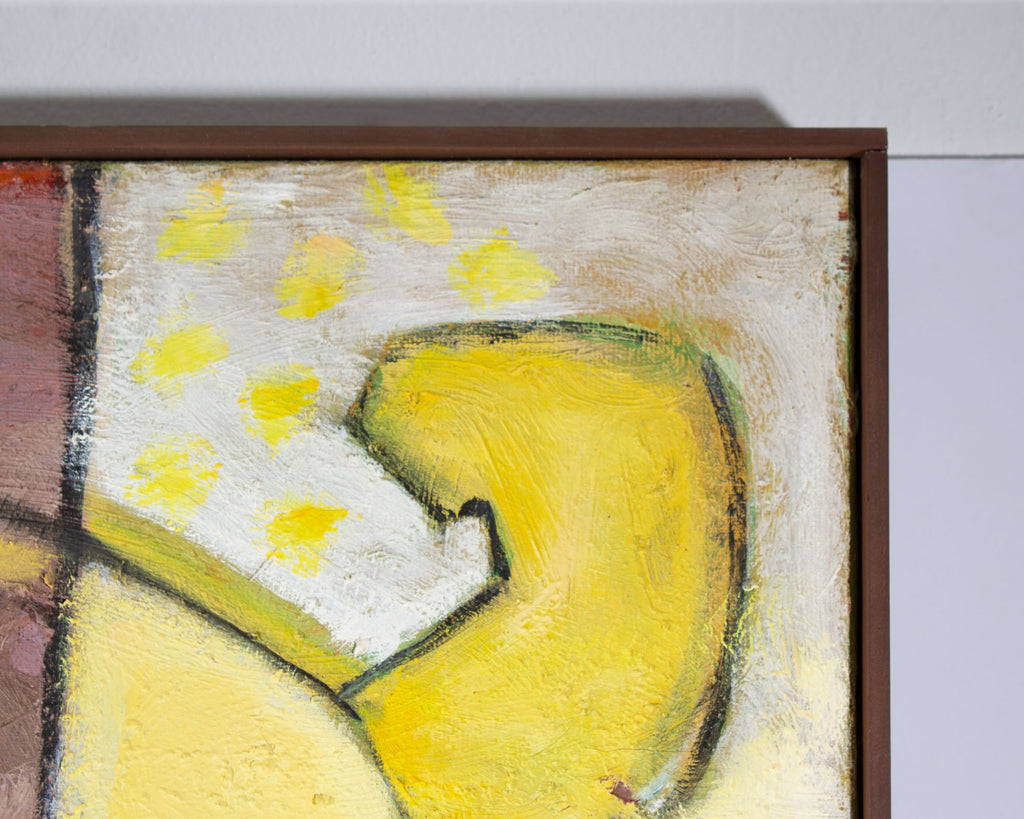 James L Bruch Abstract Oil on Canvas Painting