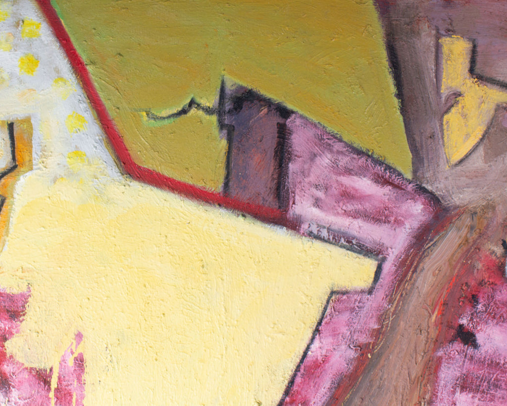 James L Bruch Abstract Oil on Canvas Painting