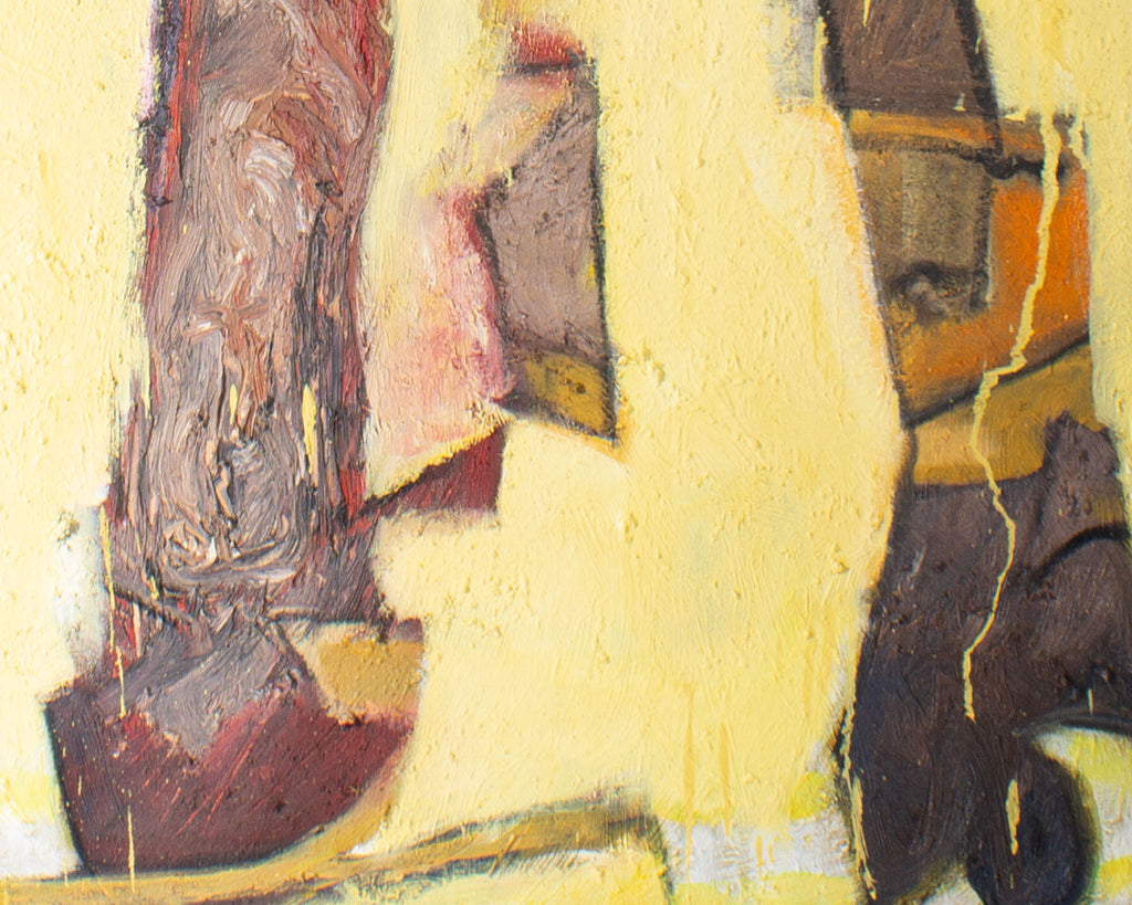 James L Bruch Abstract Oil on Canvas Painting