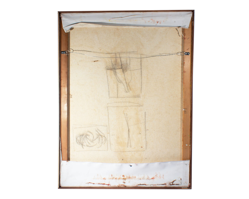 James L Bruch Abstract Oil on Canvas Painting