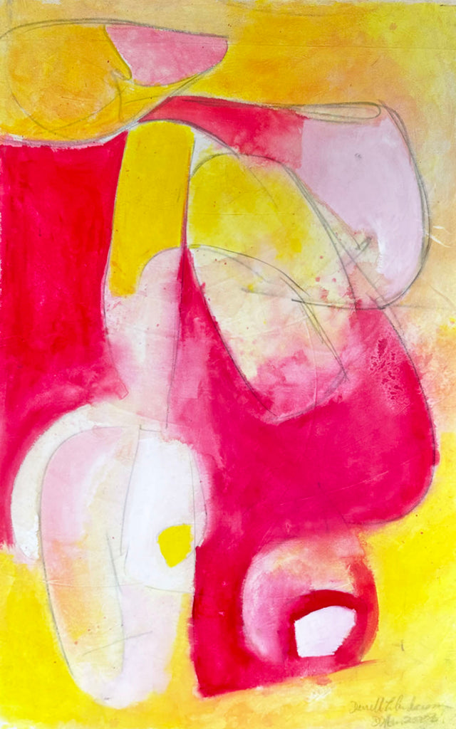 Darrell Anderson 2003 Abstract Oil on Canvas Painting