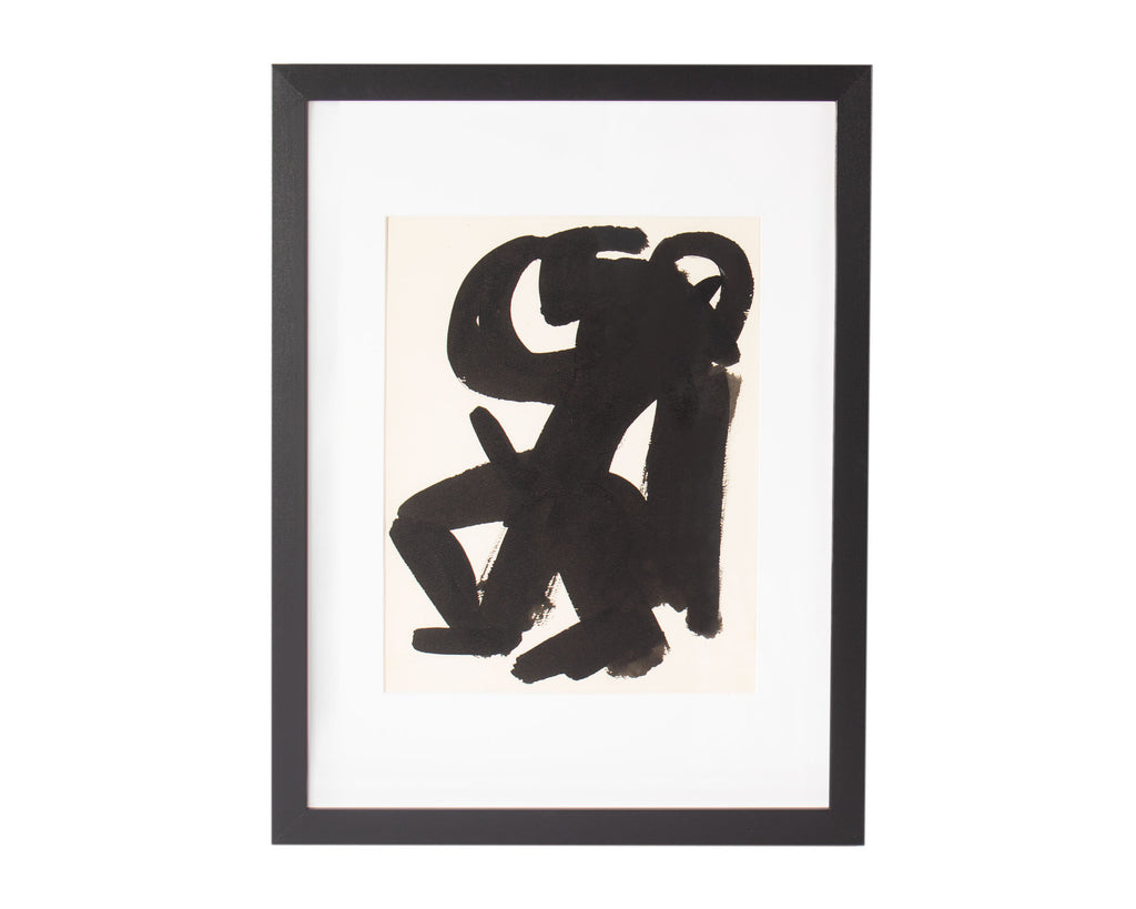Robert C. Ray Abstract Ink Painting