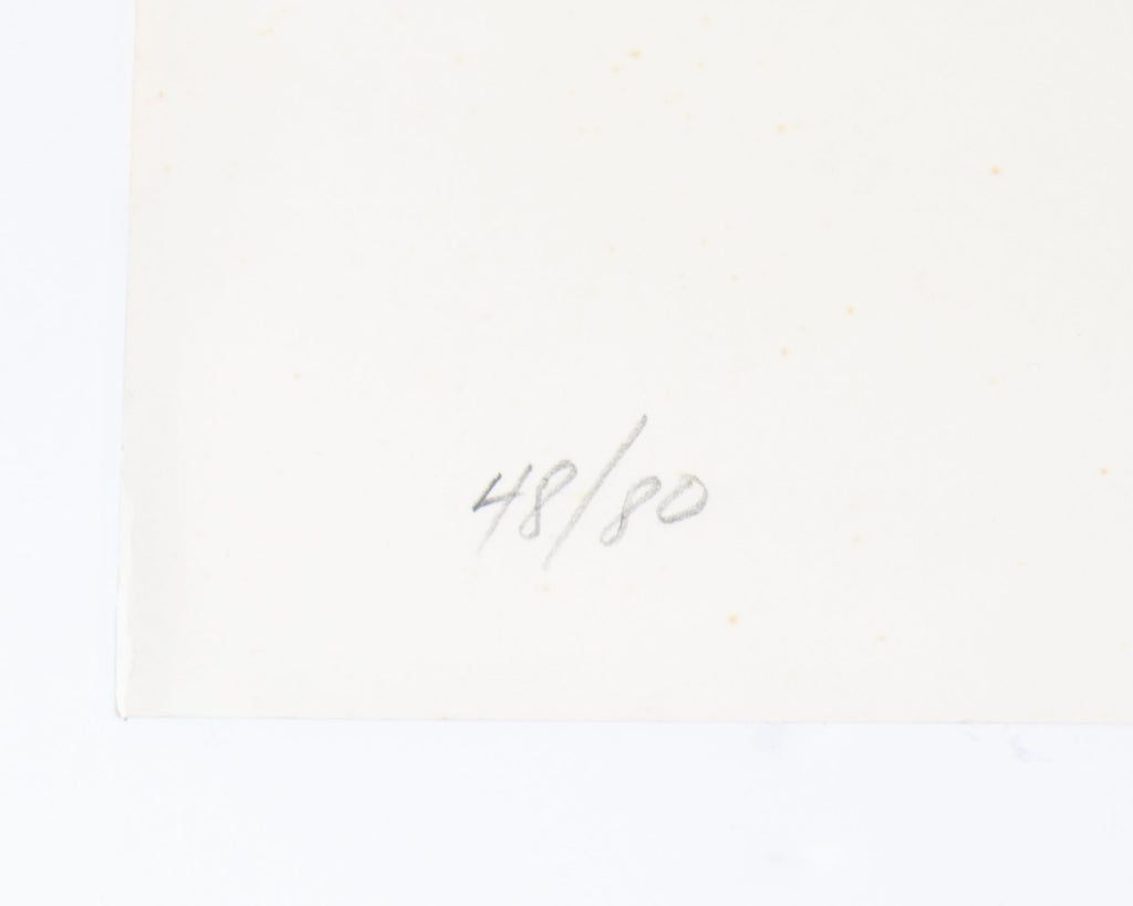Nicholas Krushenick 1967 Serigraph Print