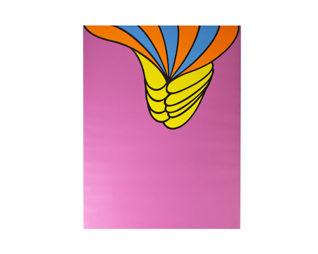 Nicholas Krushenick 1967 Abstract Serigraph