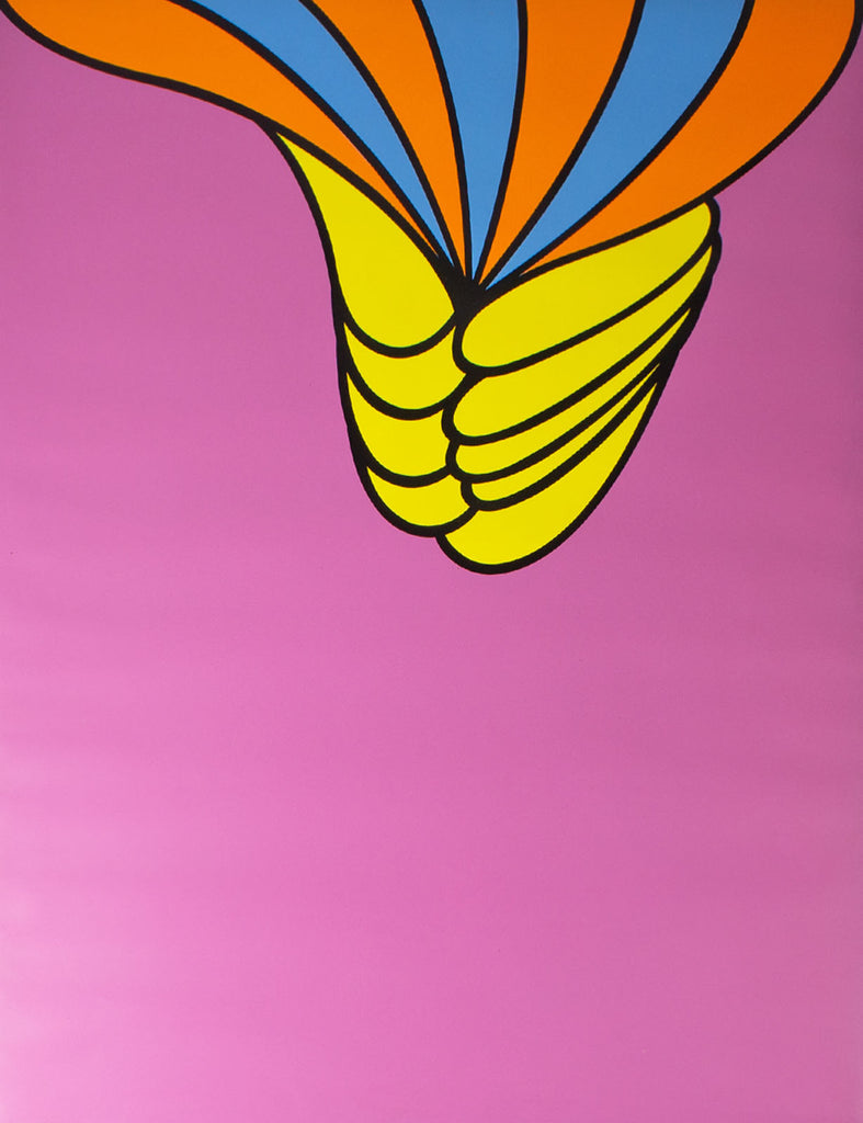 Nicholas Krushenick 1967 Abstract Serigraph