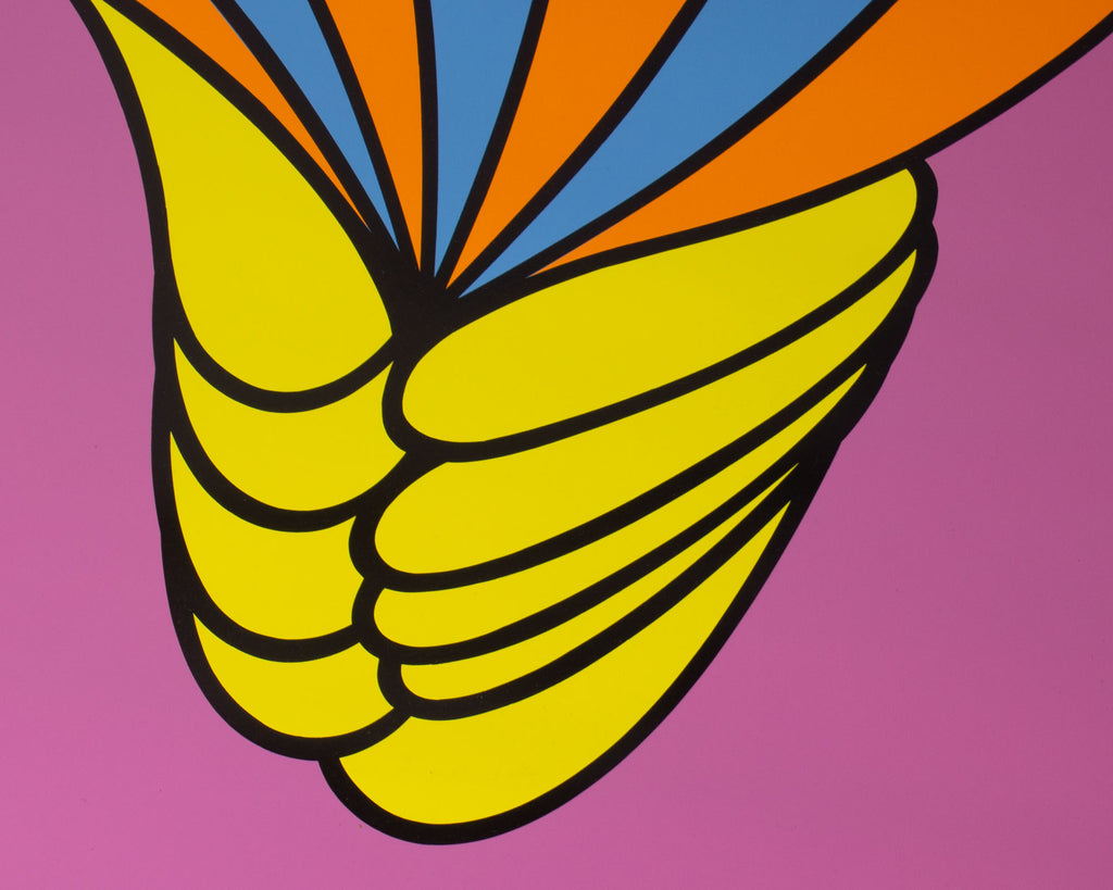 Nicholas Krushenick 1967 Abstract Serigraph