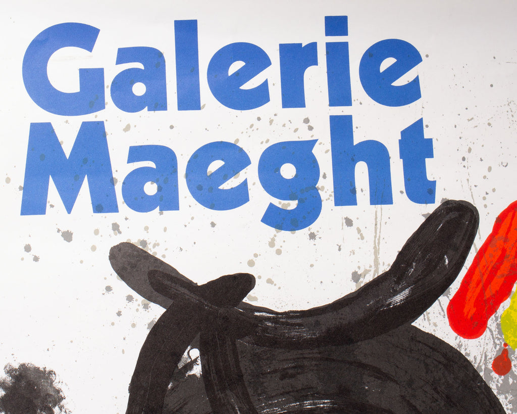 Galerie Maeght 1970 Joan Miró “Sculptures” Lithograph Poster
