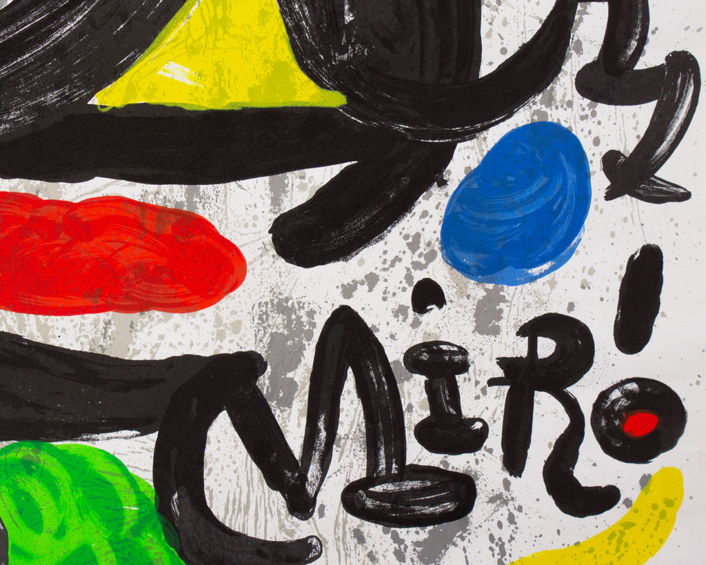 Galerie Maeght 1970 Joan Miró “Sculptures” Lithograph Poster