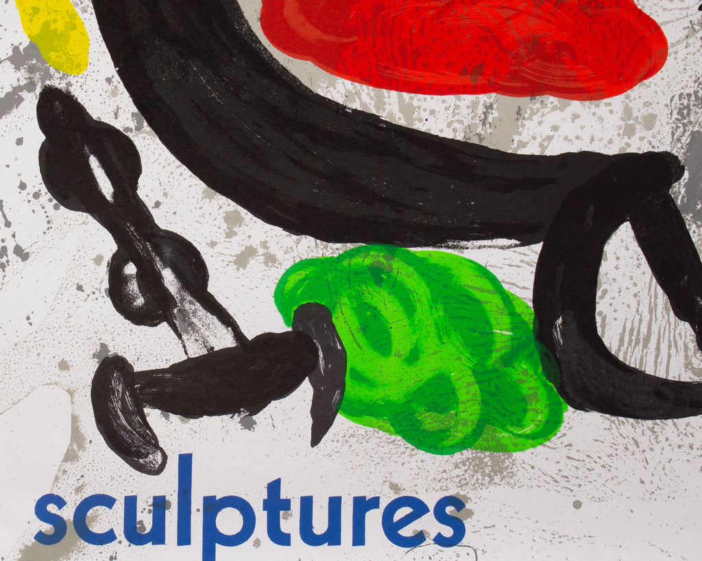 Galerie Maeght 1970 Joan Miró “Sculptures” Lithograph Poster