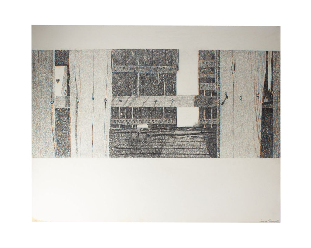 James Spencer Russell Graphite Drawing